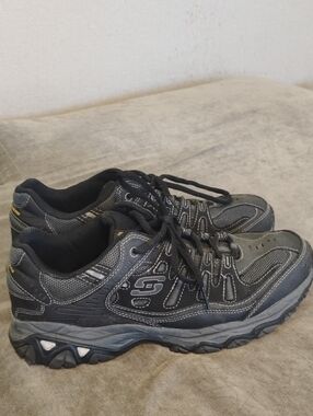 Men's Size 10 Skechers Black After Burn M. Fit 2.0.